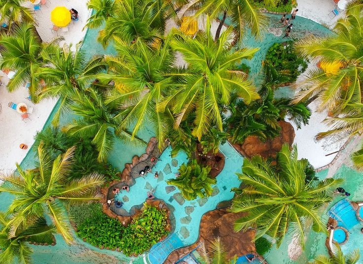 Imagem aérea do Thermas dos Laranjais